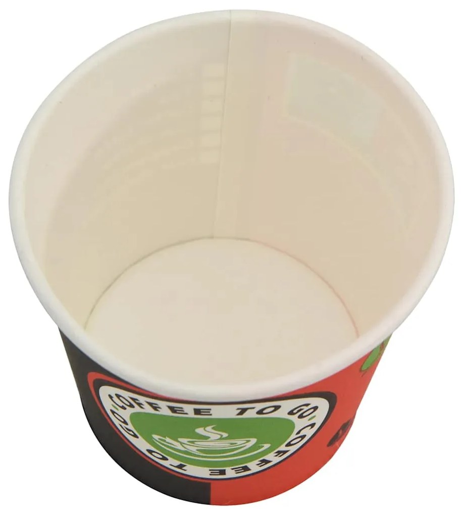 Copos de café de papel com tampas 1000 pcs 4oz 120ml