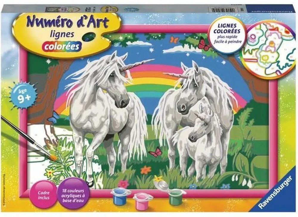 Desenhos para Pintar Ravensburger In The Land Of Unicorns