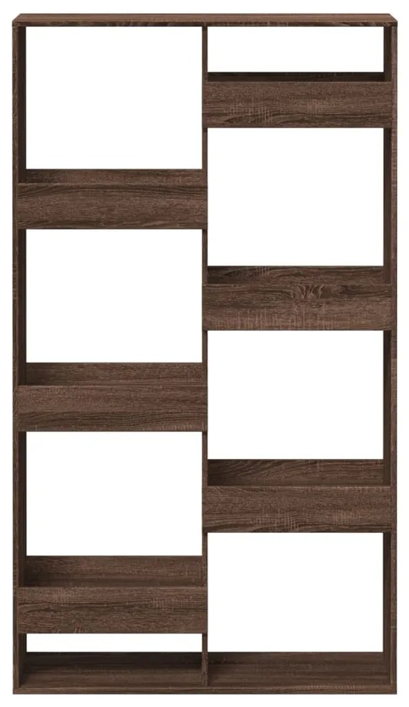 Estante 100x33x175 cm derivados de madeira carvalho castanho