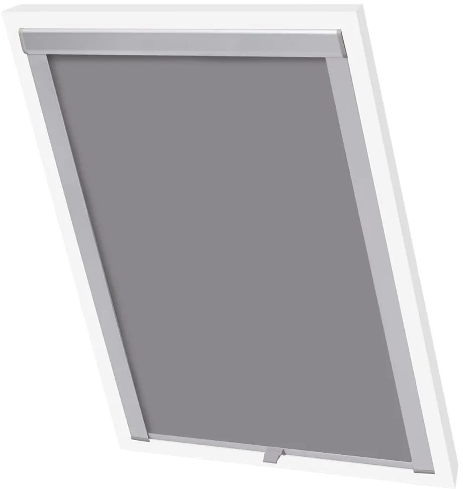 Persiana de enrolar opaca cinzento FK06