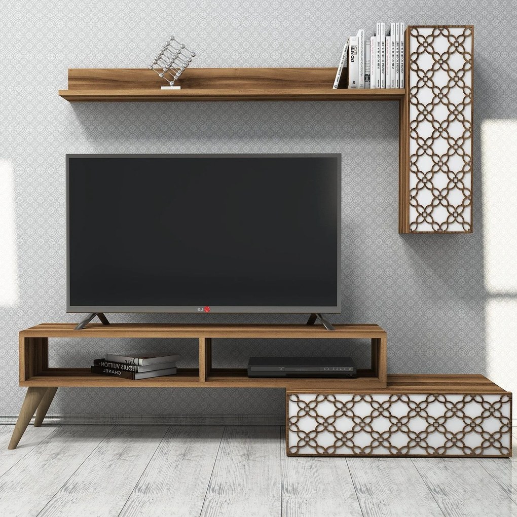 Unidade TV Planet – Nogueira Branca – 150x37,8x37,2 cm