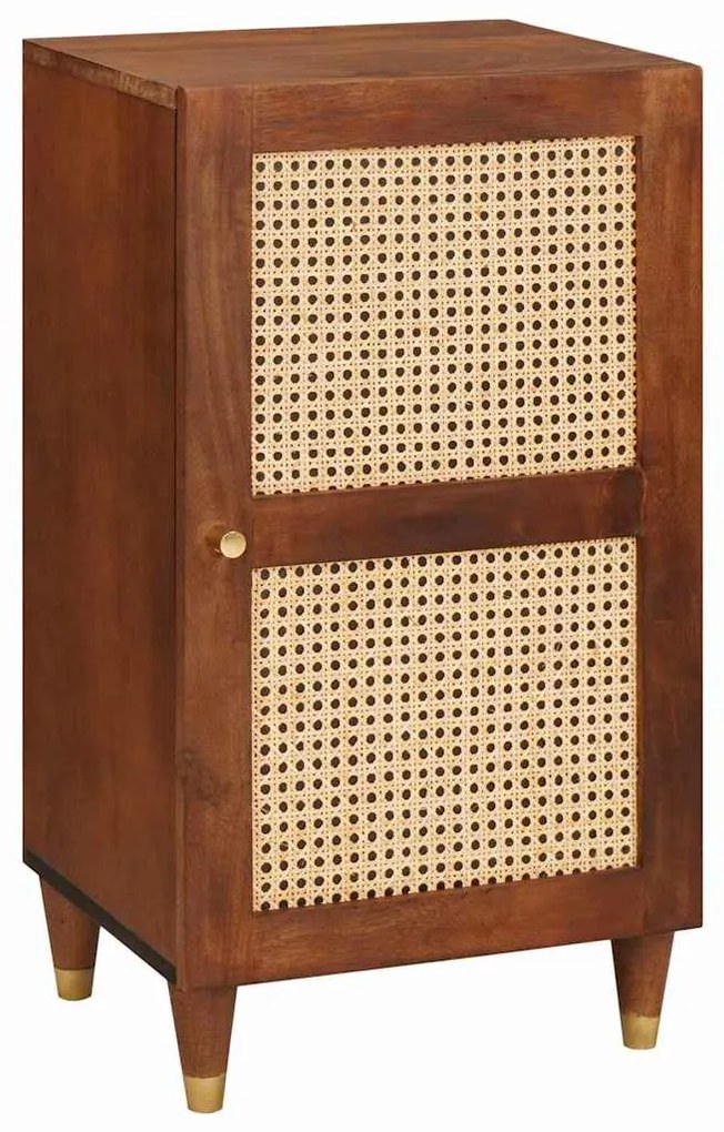 vidaXL Buffet Castanho 40 x 33,5 x 75 cm Madeira de manga maciça