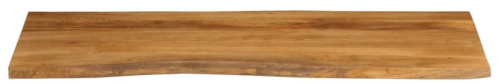 Tampo de mesa c/ borda viva 140x60x2,5 cm mangueira maciça