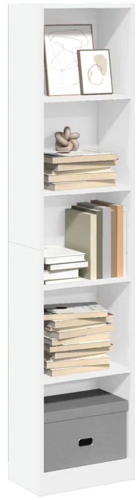 vidaXL Estante 40x24x176 cm derivados de madeira branco