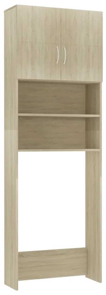 Armário Alto Leke de Casa de Banho - Carvalho - Design Moderno