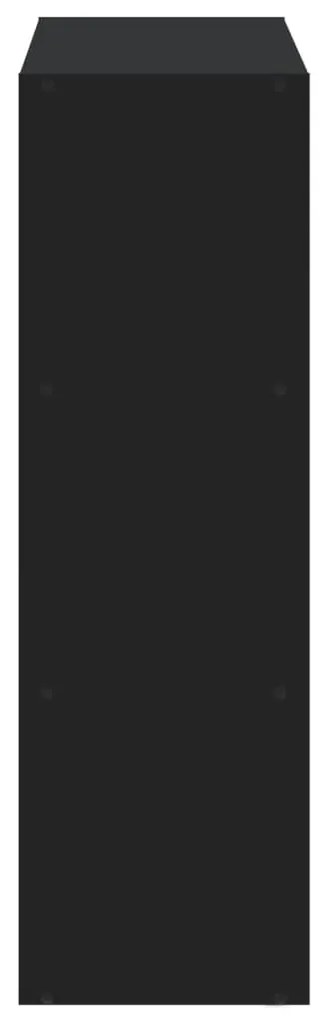 Estante 102x32x102 cm derivados de madeira preto