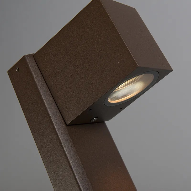 LED Candeeiro de pé exterior inteligente 65 cm castanho ferrugem IP44 com Wi-Fi GU10 - Baleno Moderno,Country / Rústico