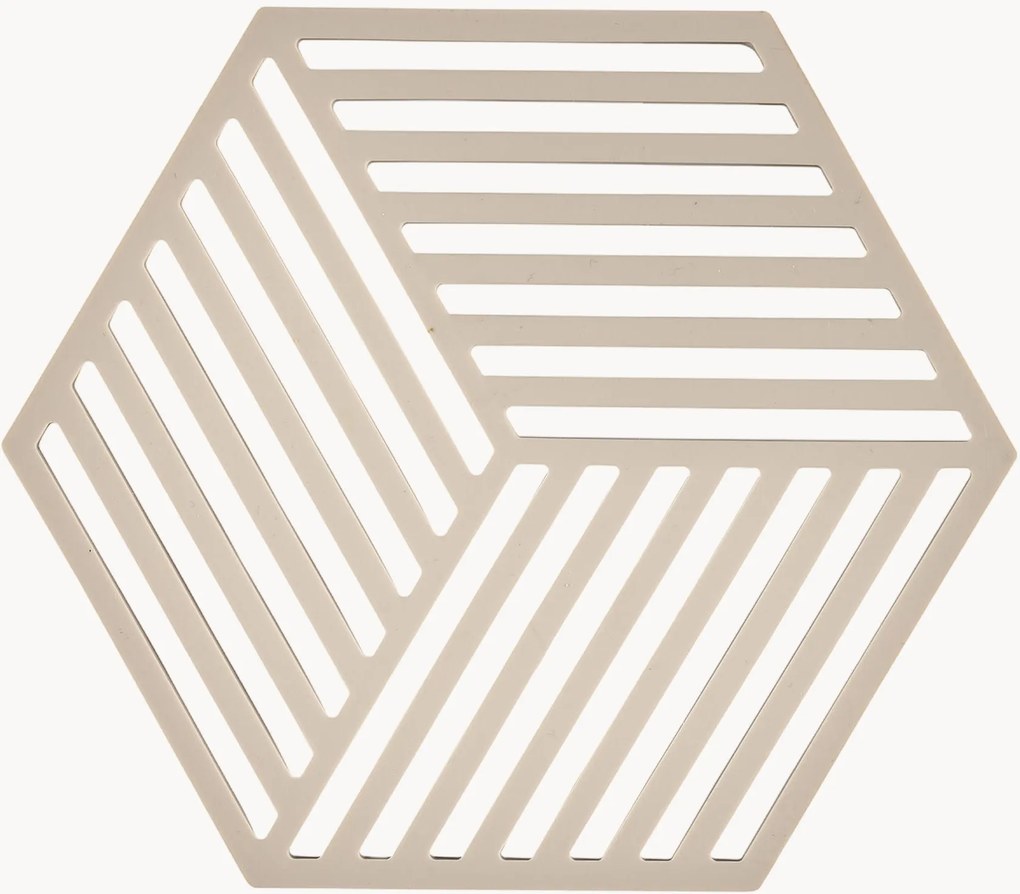 Bases para copos em silicone Hexagon, conjunto de 12