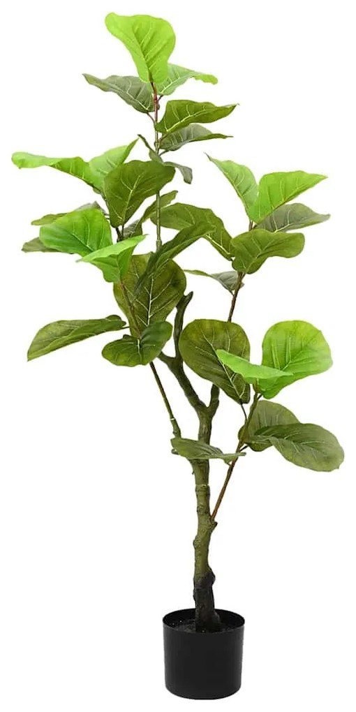 vidaXL Figueira artificial 30 folhas 125 cm verde