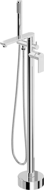 Mexen Leda misturadora de banheira independente, cromada - 75633-00