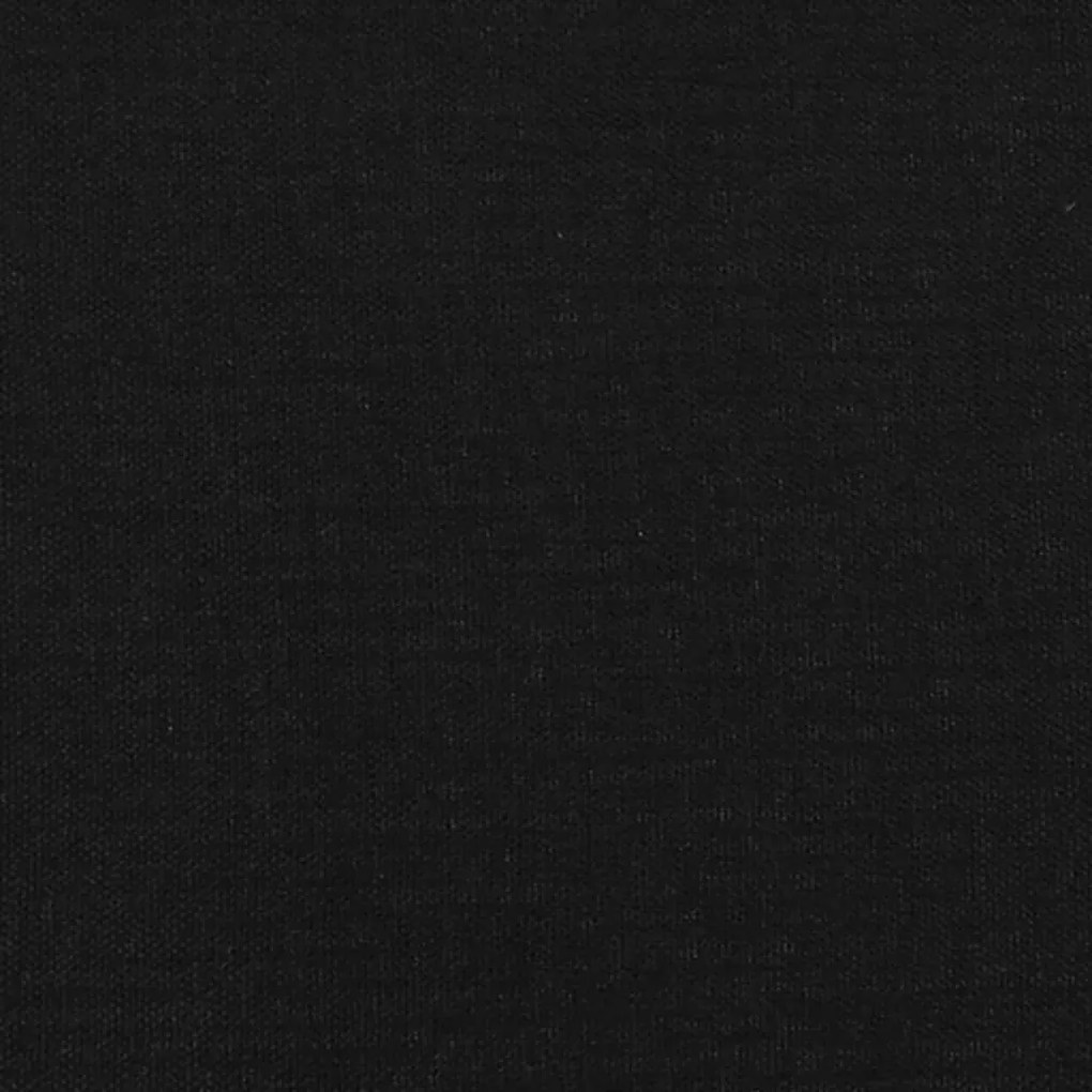 Estrutura de cama sem colchão 90x190 cm tecido preto