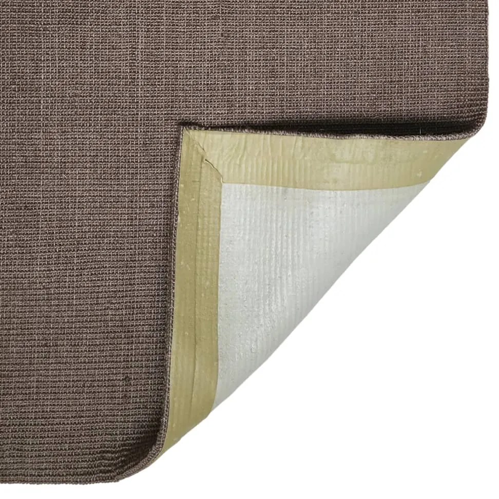 Tapete sisal natural 66x350 cm castanho