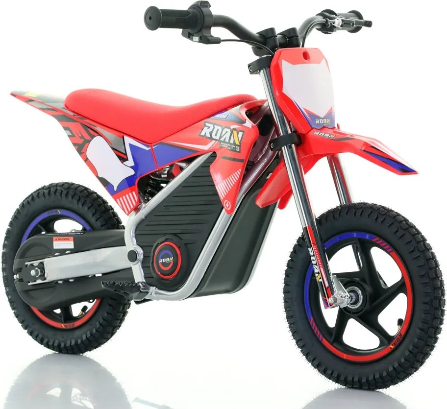 Mini moto eléctrica Warrior 150W MX150 12/12 Até 15 km/h C/ Limitador Vermelha
