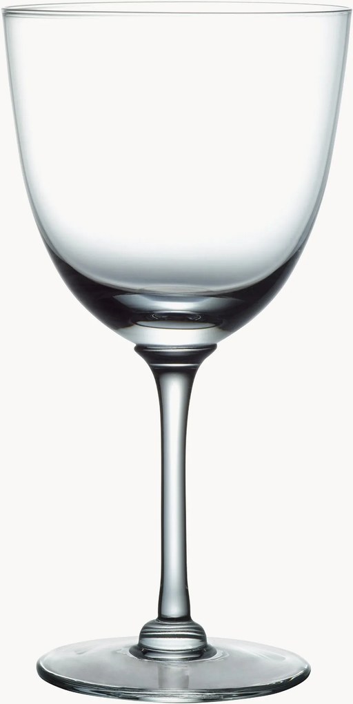 Copos de vinho branco em cristal artesanal Classic, conjunto de 4