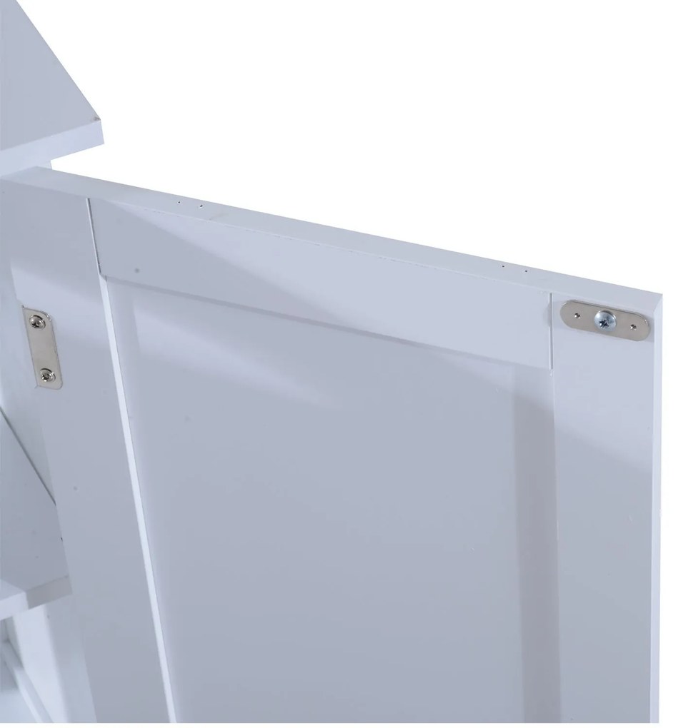Armário para Casa de Banho – Cor: branco - Madeira – 60 x 30 x 60 cm móveis lavatório, móvel lavatório, móveis lavatório, móveis para lavatórios, armá