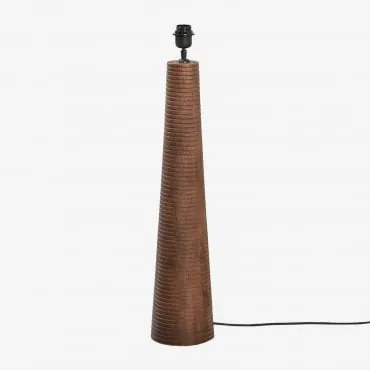 Base De Luminária De Chão ↑70 Cm Em Madeira De Manga Malva Madeira De Cabo Escuro & ↑70 Cm - Sklum