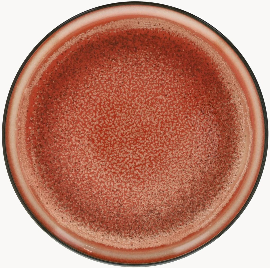 Pratos marcadores em porcelana Petra, conjunto de 6