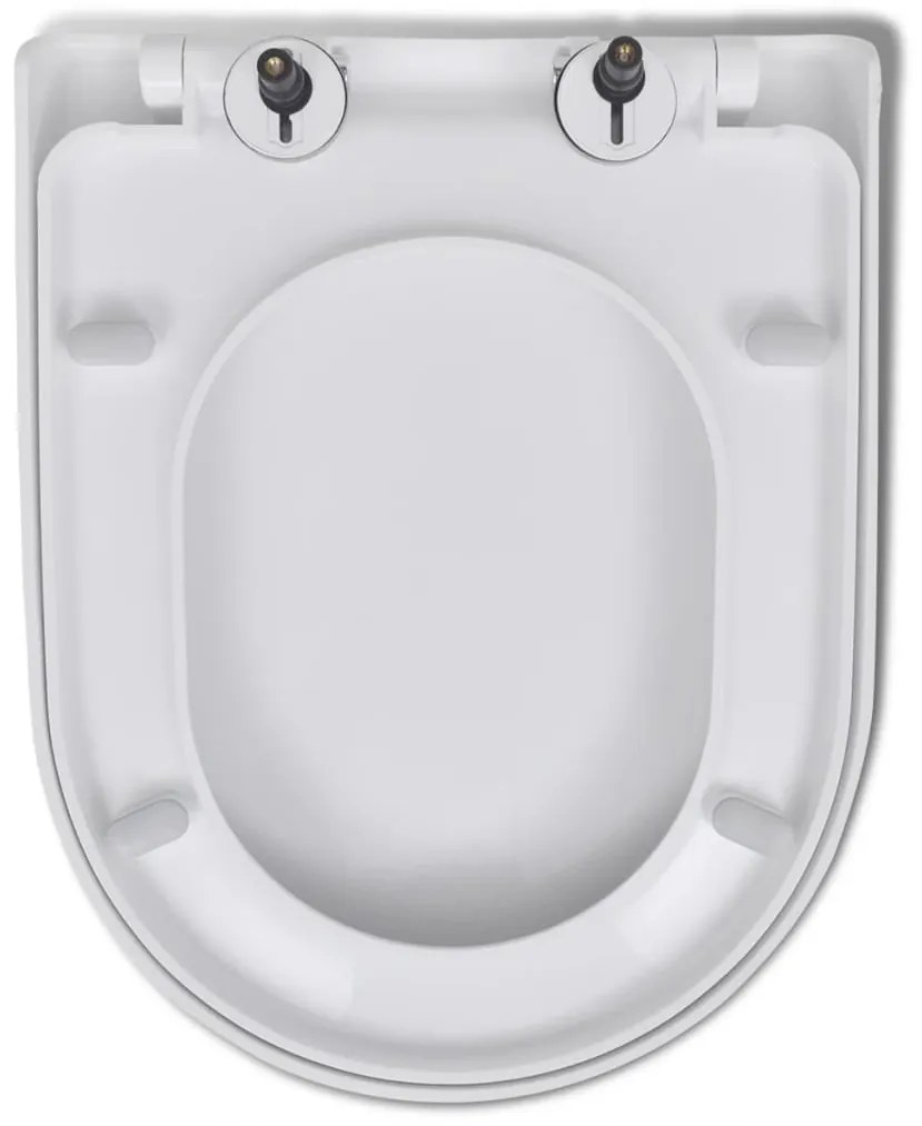 Tampo sanita fecho suave design remoção rápida quadrado branco