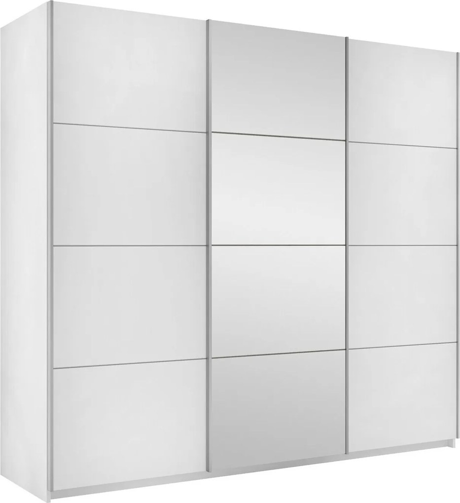 Roupeiro Comfivo 364, Branco, 210x250x60cm, 221 kg, Portas para roupeiro: Deslizante
