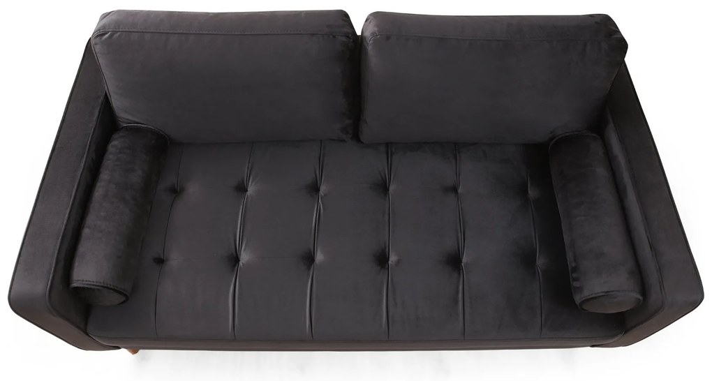 **** Sofá de 2 Lugares Rome – Preto Carvalho – 175x90x70 cm
**