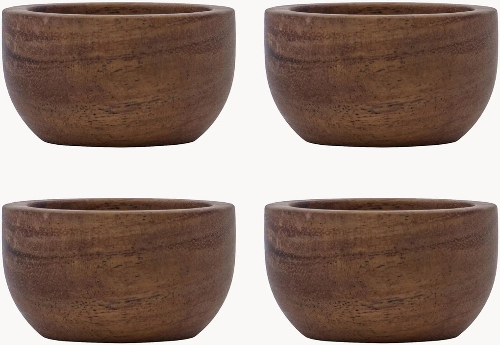 Suportes para ovos em madeira, conjunto de 4