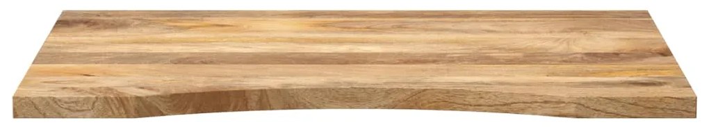 Tampo de mesa com curva 80x50x2,5 cm mangueira áspera maciça
