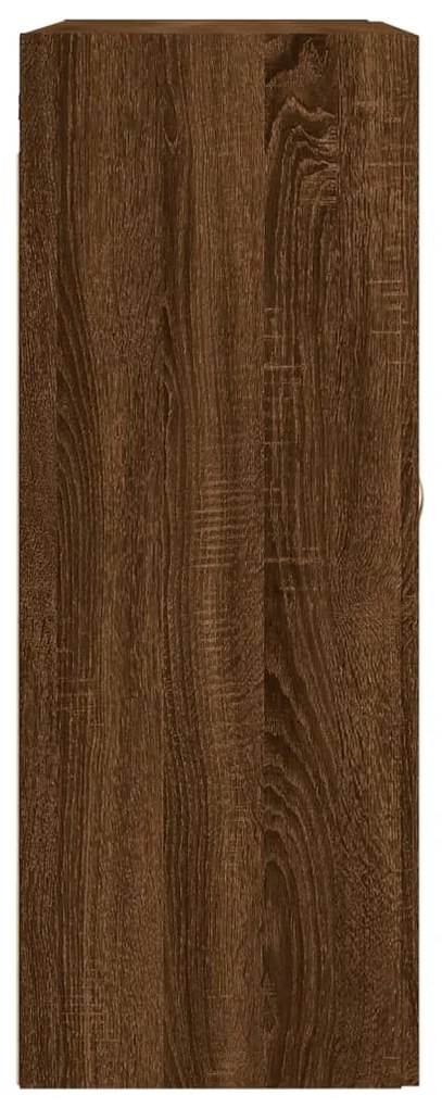 Armário de parede 69,5x34x90cm deriv. madeira carvalho castanho
