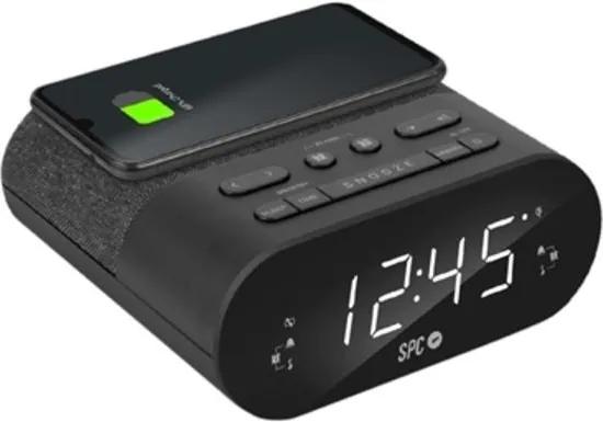 Relógio Despertador com Carregador sem Fios SPC 4587N