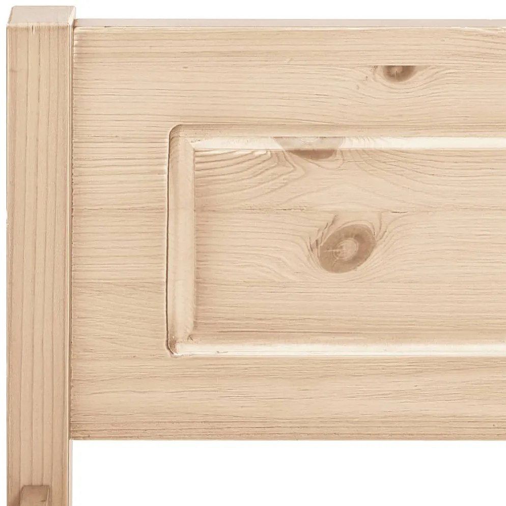 Estrutura de cama 90x200 cm pinho maciço