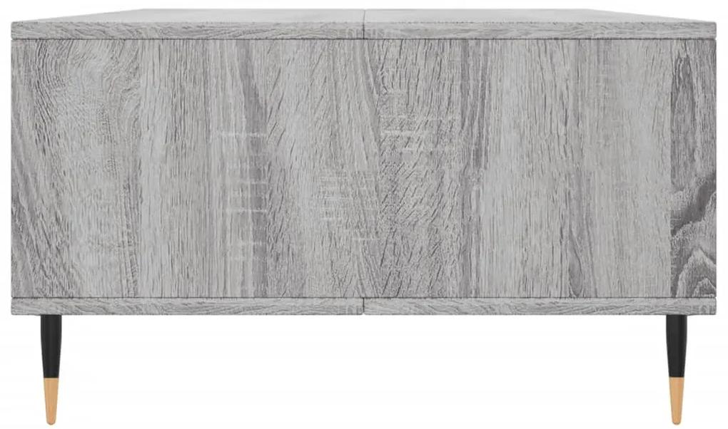 Mesa de centro 104x60x35 cm derivados madeira cinzento sonoma