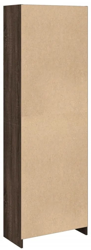 Estante 57x28,5x174 cm derivados de madeira carvalho castanho