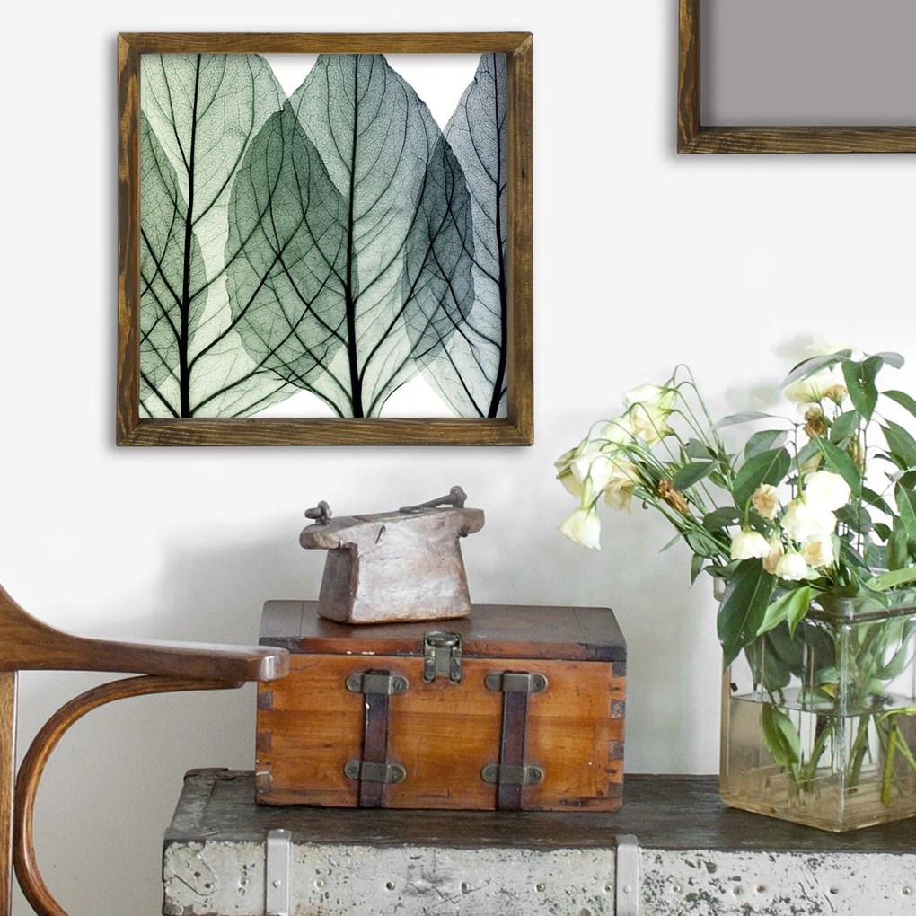 Quadro Decorativo em MDF com Moldura MZM529 – Multicolor – 34 x 34 cm
