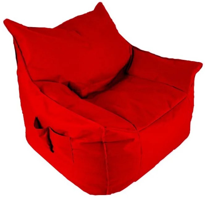Pufe Cinema – Vermelho – 90x80x55 cm | Tribo Home