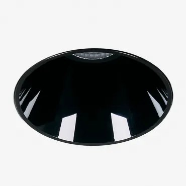Downlight Led Embutido Sem Moldura Trimless Redondo Ø5,3 Cm Para Exterior Em Alumínio Luisiana Branco Cálido 2700k & Preto & 6 W & 38º - Sklum