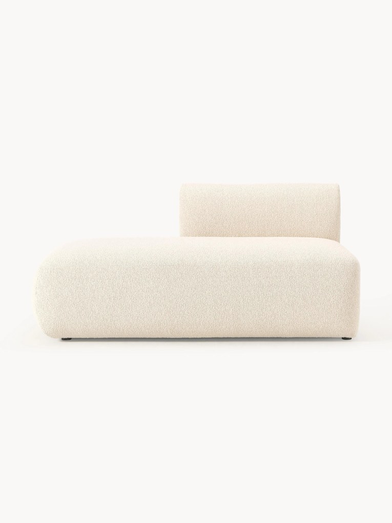 Módulo chaise longue em bouclé Sofia