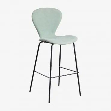 Pacote Com 4 Bancos Altos Uit ↑75 Cm & Negro & Tecido Tropa & Tela - Sklum