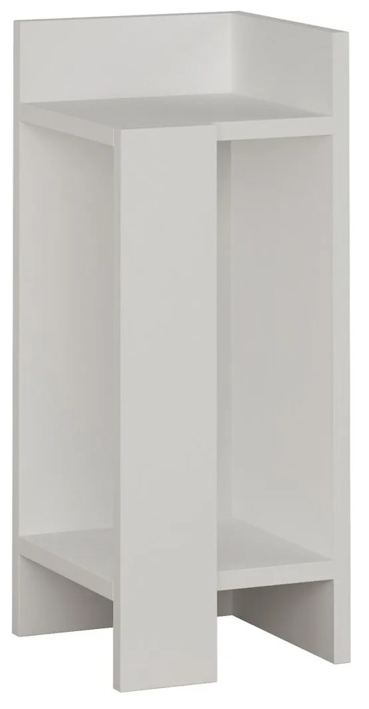 Mesa de Cabeceira Elos Right – Branco – 25x60x27 cm