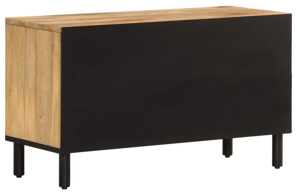 Móvel de TV 80x31x46 cm madeira de mangueira maciça