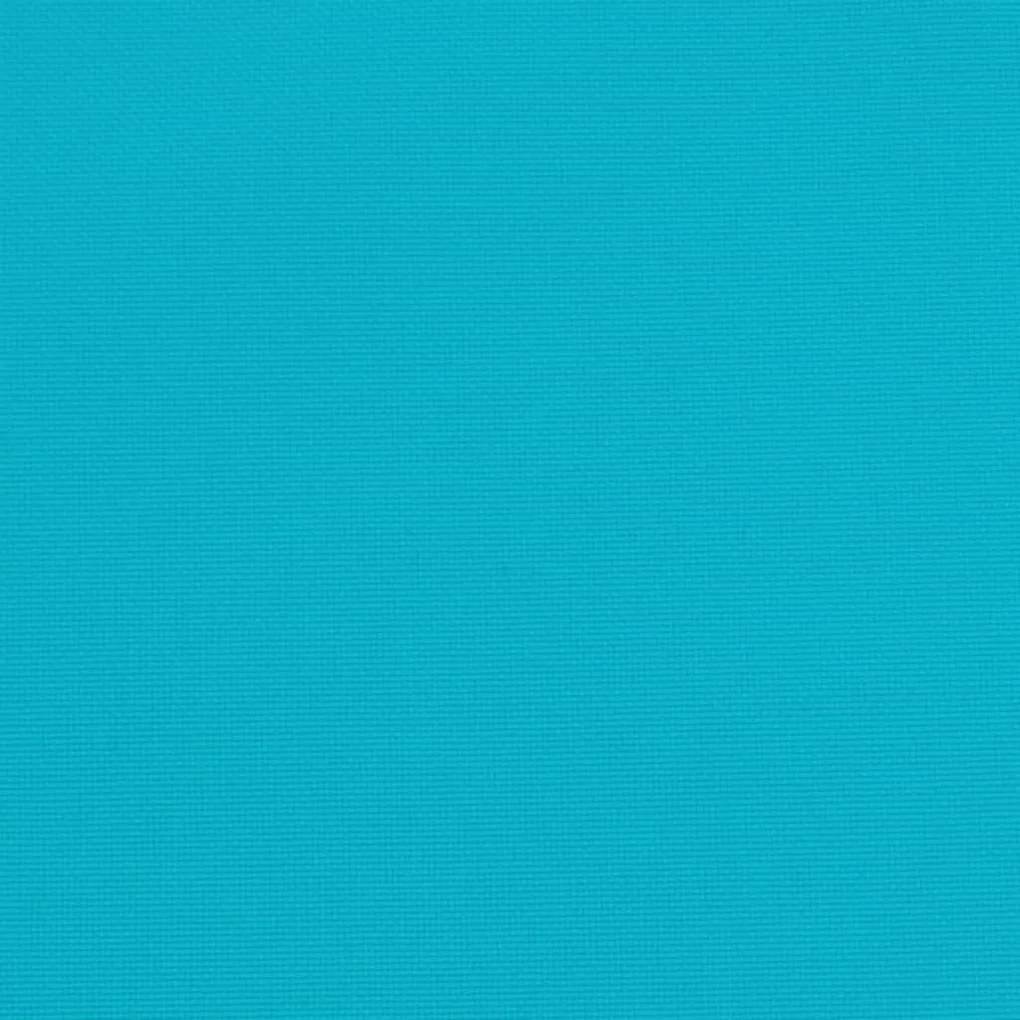 Almofadão p/ banco de jardim 200x50x7 cm tecido turquesa