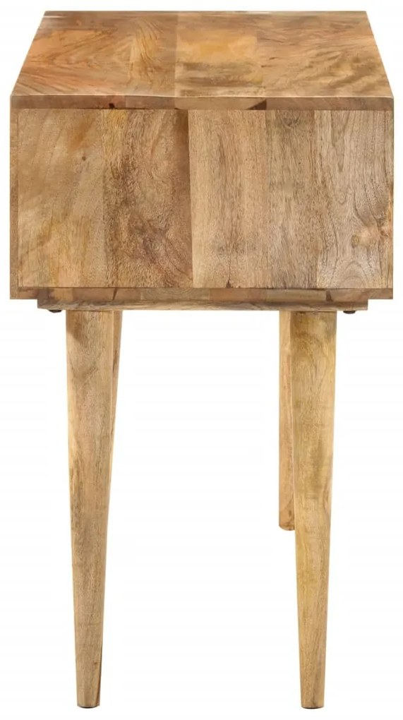 Secretária com gavetas 110x47x76 cm madeira de mangueira maciça