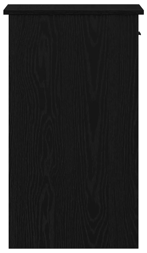 Suporte torre de computador com gaveta 35x45x77 cm preto