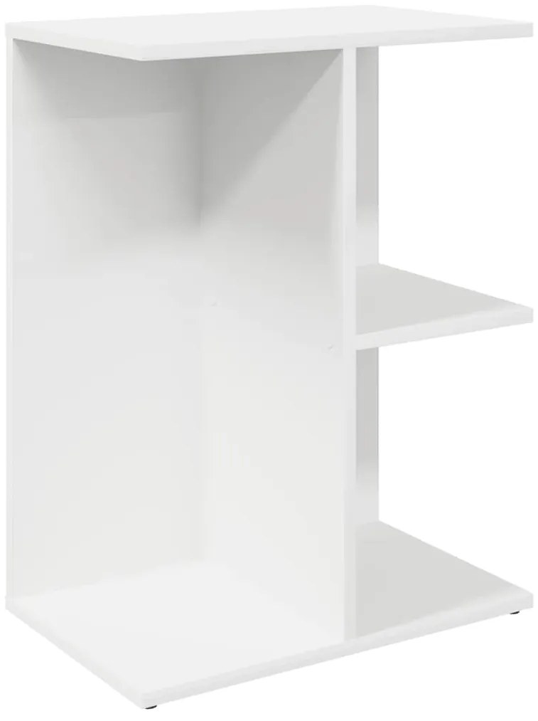 Mesas cabeceira 2 pcs 46,5x29x61 cm derivados de madeira branco