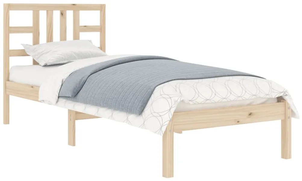 Estrutura de cama 100x200 cm madeira maciço