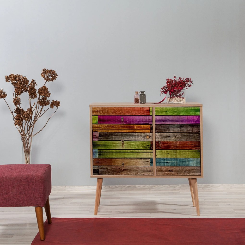 Cómoda Verybox – Carvalho Sonoma – 90x90x40 cm