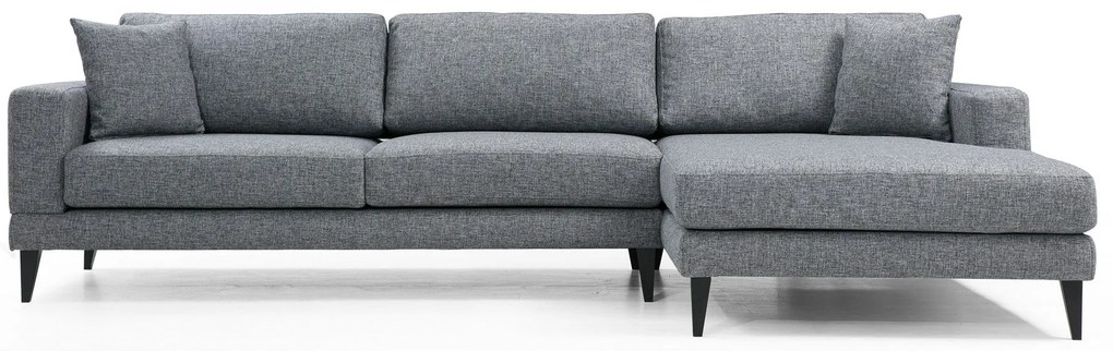 Sofá-Cama de Canto Nordic – Cinzento Escuro – 303 cm x 160 cm