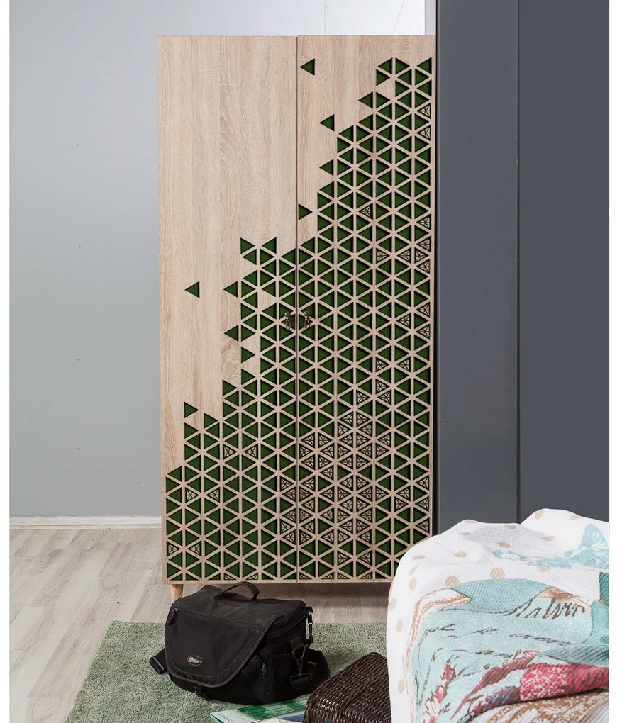 Guarda-roupa Stil – Carvalho Sonoma – 90x192x52 cm
