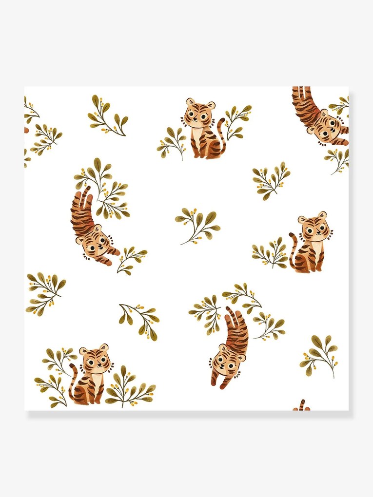 Papel de parede Tigre da Savana, Felidae da LILIPINSO castanho