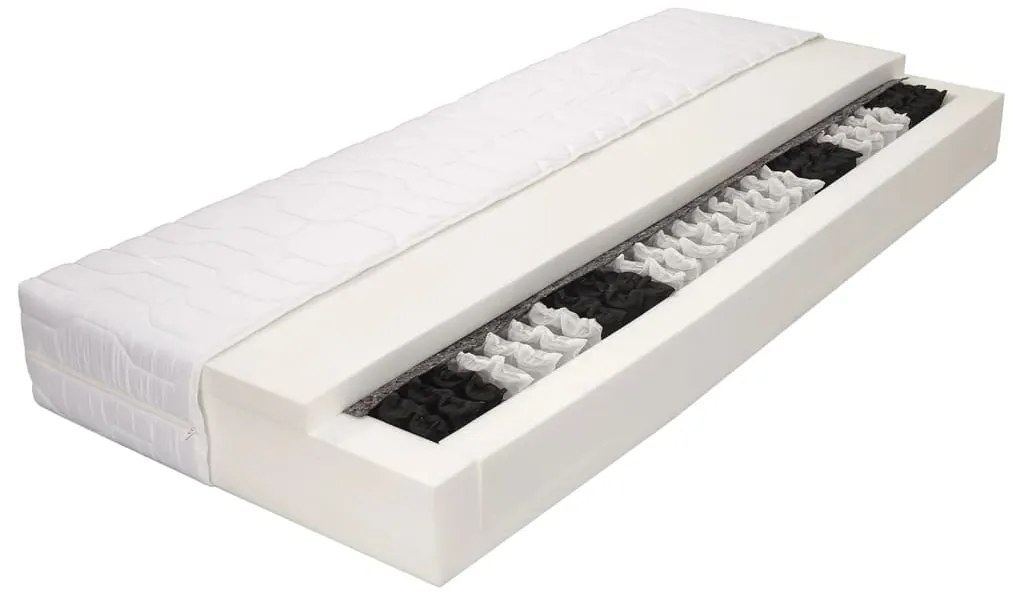 Colchão 90x200 cm 7 zonas molas ensacadas 20 cm H3