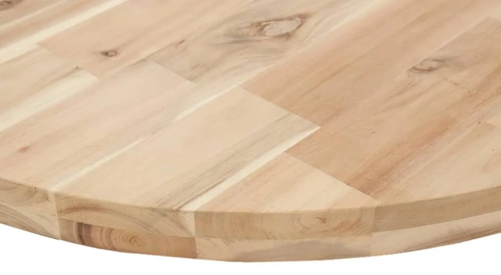 Tampo de mesa redondo Ø60x4 cm madeira de acácia maciça