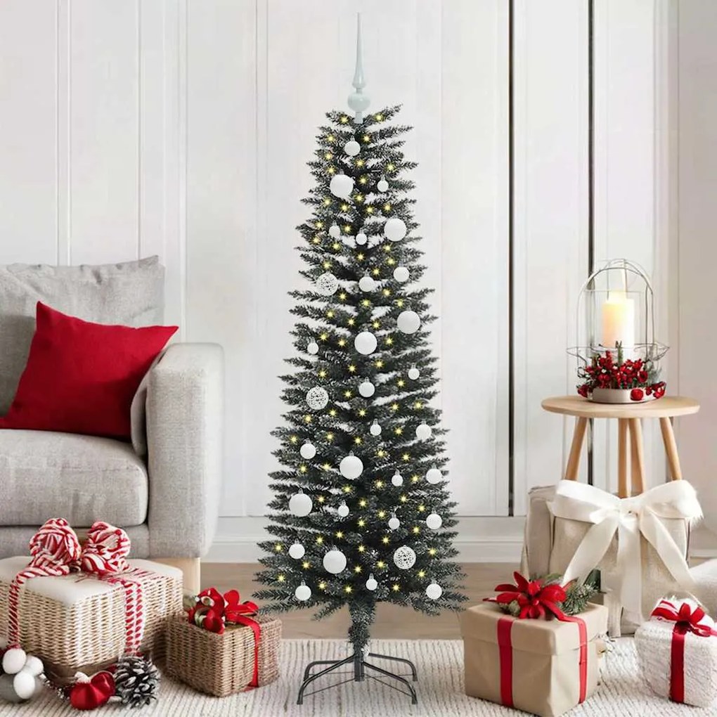 vidaXL Árvore de Natal Artificial Verde 120 cm PVC, Plástico e Aço